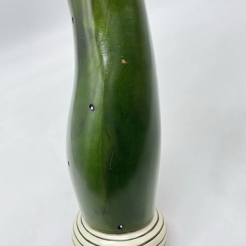 Vintage Robert Wilhelm for William Bounds 18.5” Green Pepper Mill Signed 2001